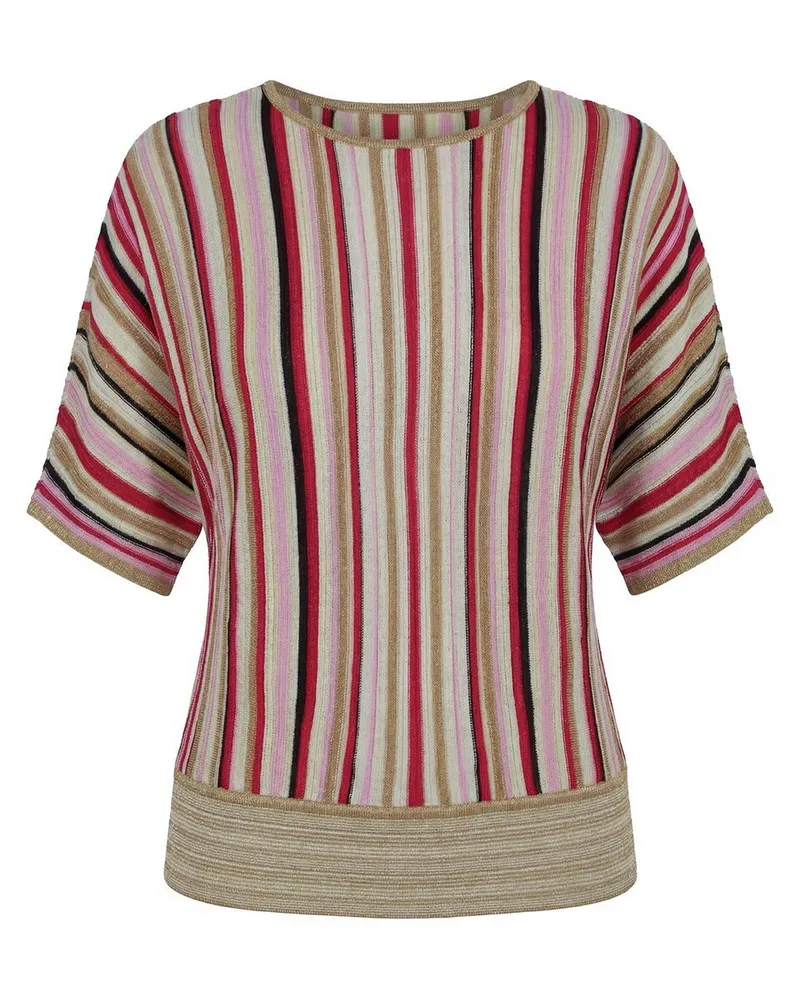 St. Emile Rundhals-Pullover  rot Rot