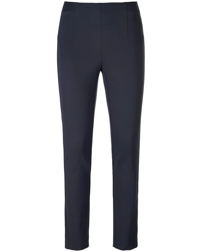 Peter Hahn Knöchellange Jersey-Hose Passform Sylvia  blau Blau