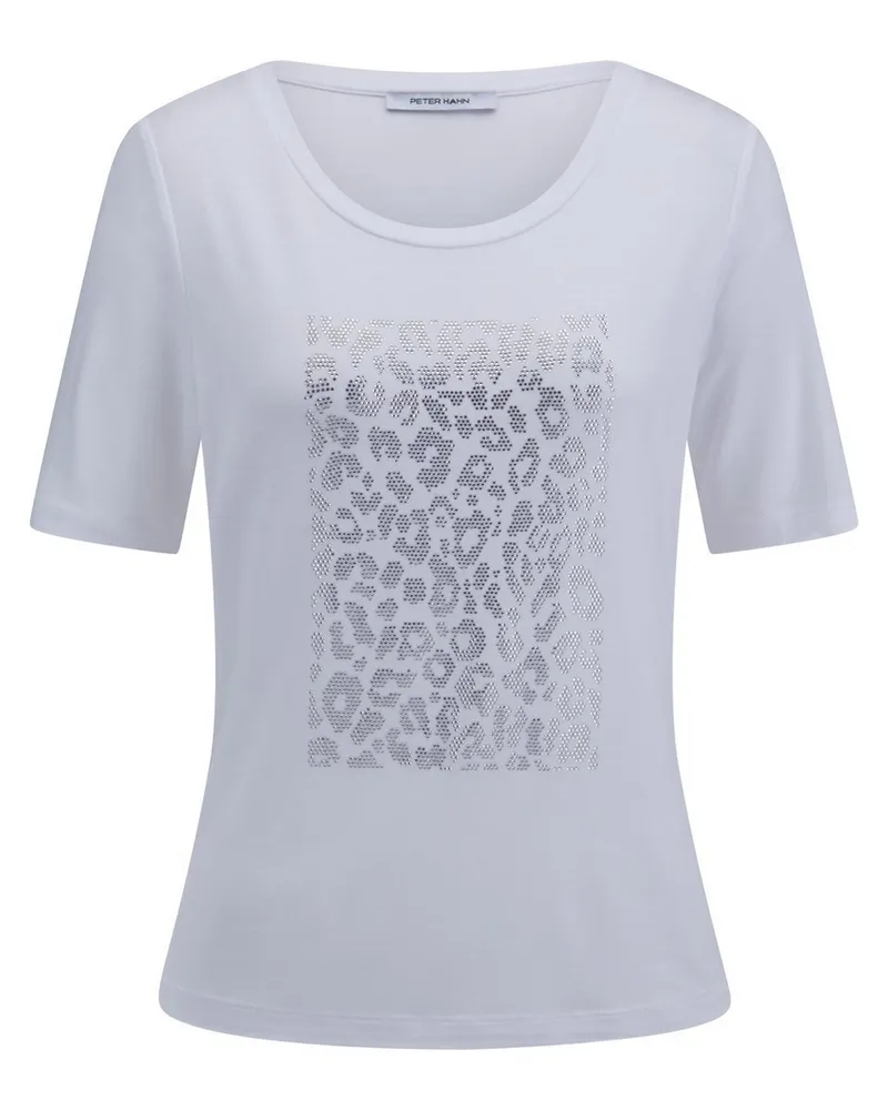 Peter Hahn Rundhals-Shirt  weiss Weiss