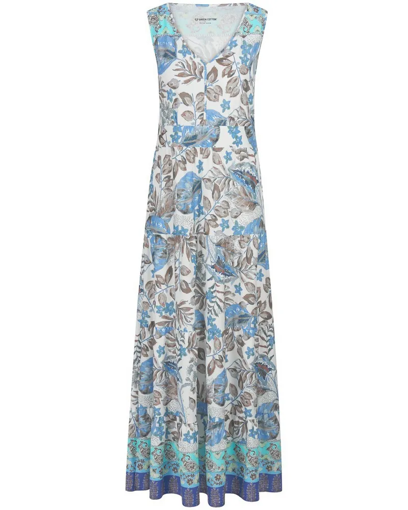 Green Cotton Ärmelloses Jersey-Kleid Lone  weiss Weiss