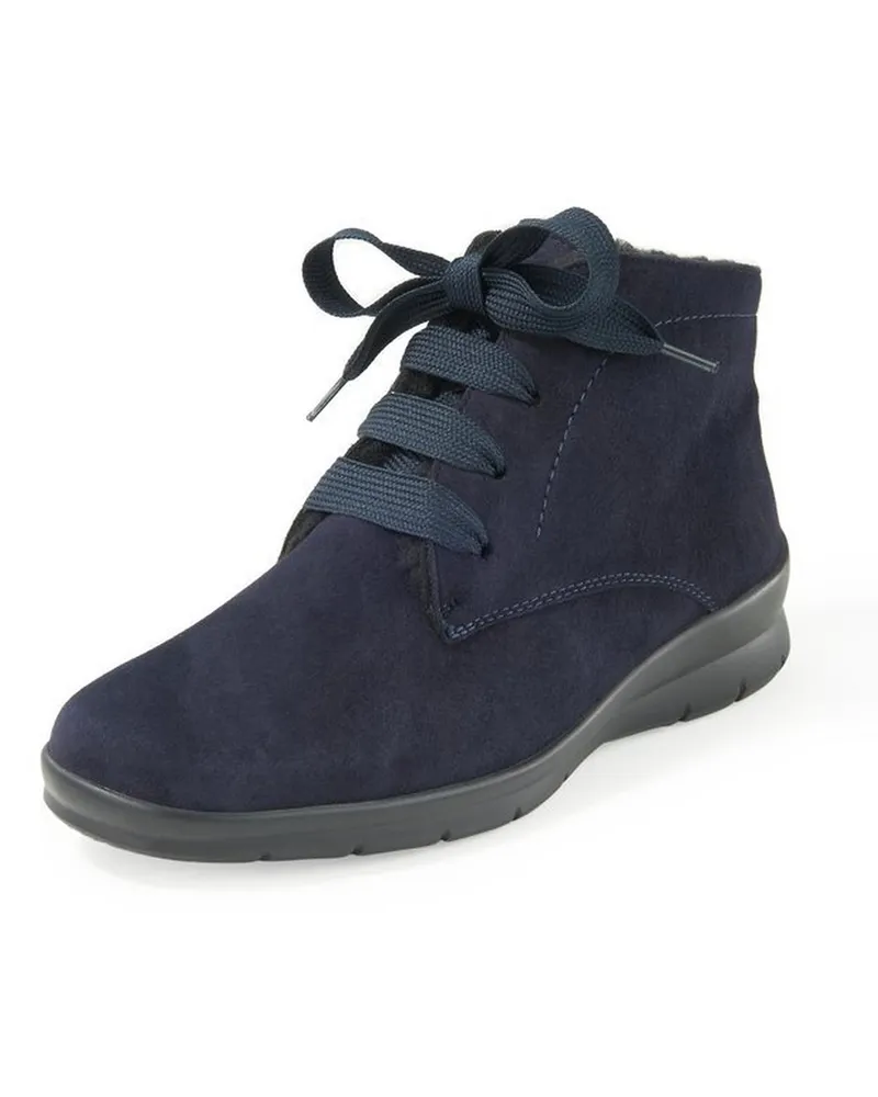 Semler  Schnür-Stiefelette  blau Blau