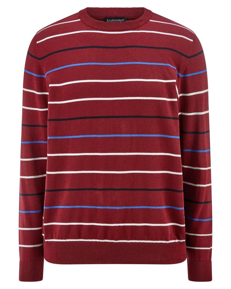 Peter Hahn Rundhals-Pullover  rot Rot