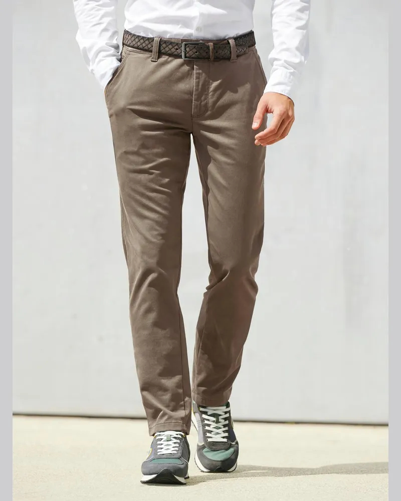 Brax Flatfront-Chino Eurex by  beige Beige