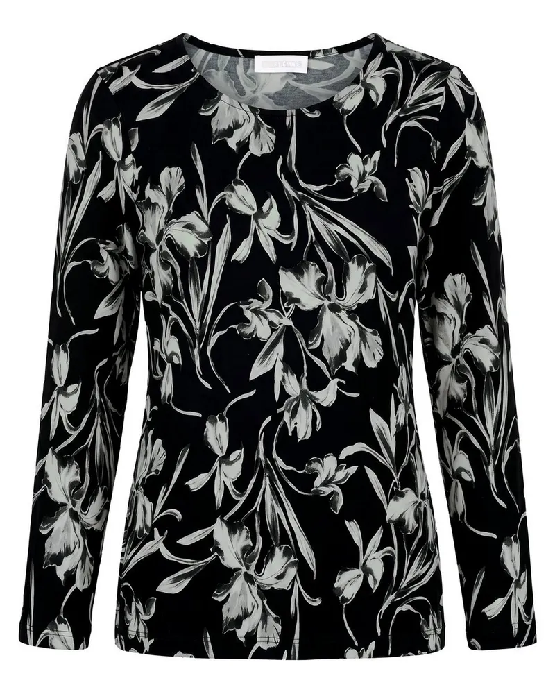 St. Emile Rundhals-Shirt  schwarz Schwarz