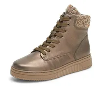 Schnür-Stiefelette  Comfort beige