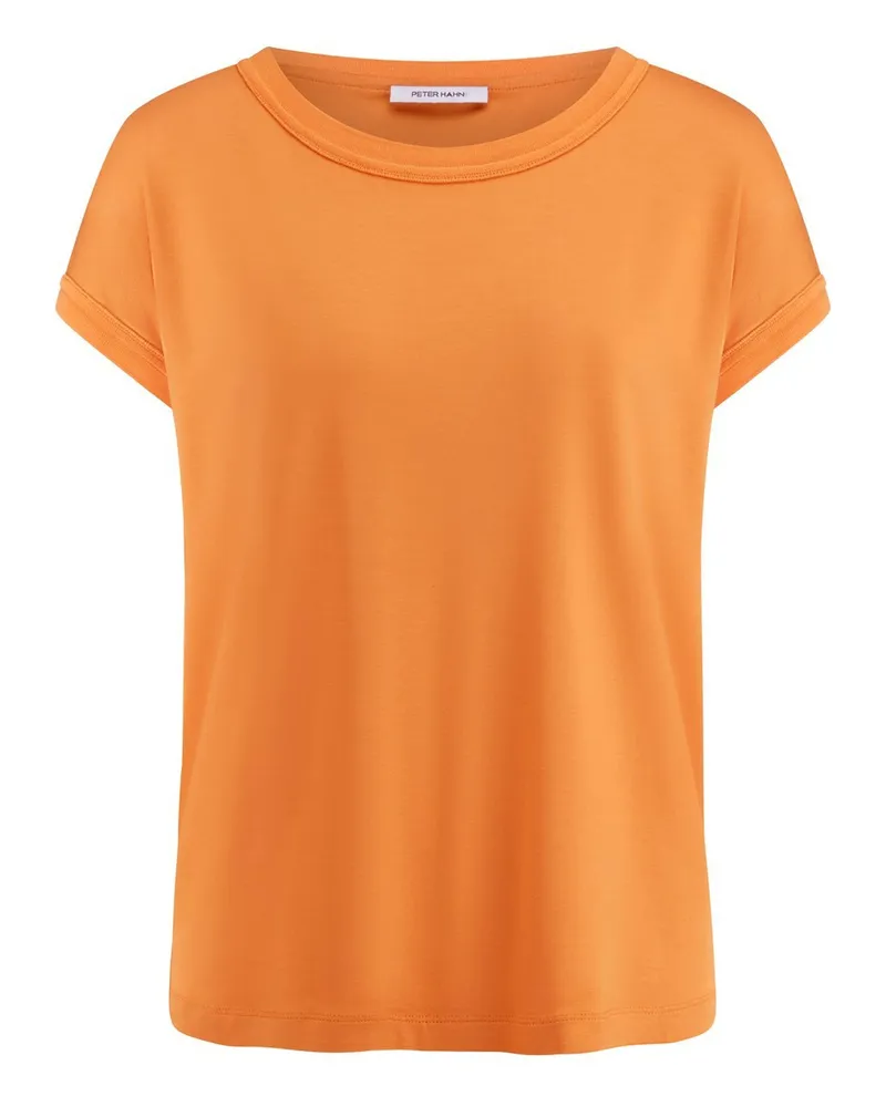 Peter Hahn Rundhals-Shirt  orange Orange