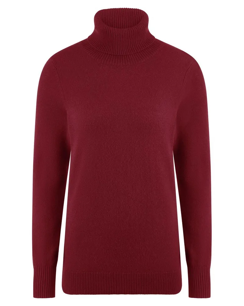 Peter Hahn Rollkragen-Pullover aus 100% Premium-Kaschmir  Cashmere rot Rot