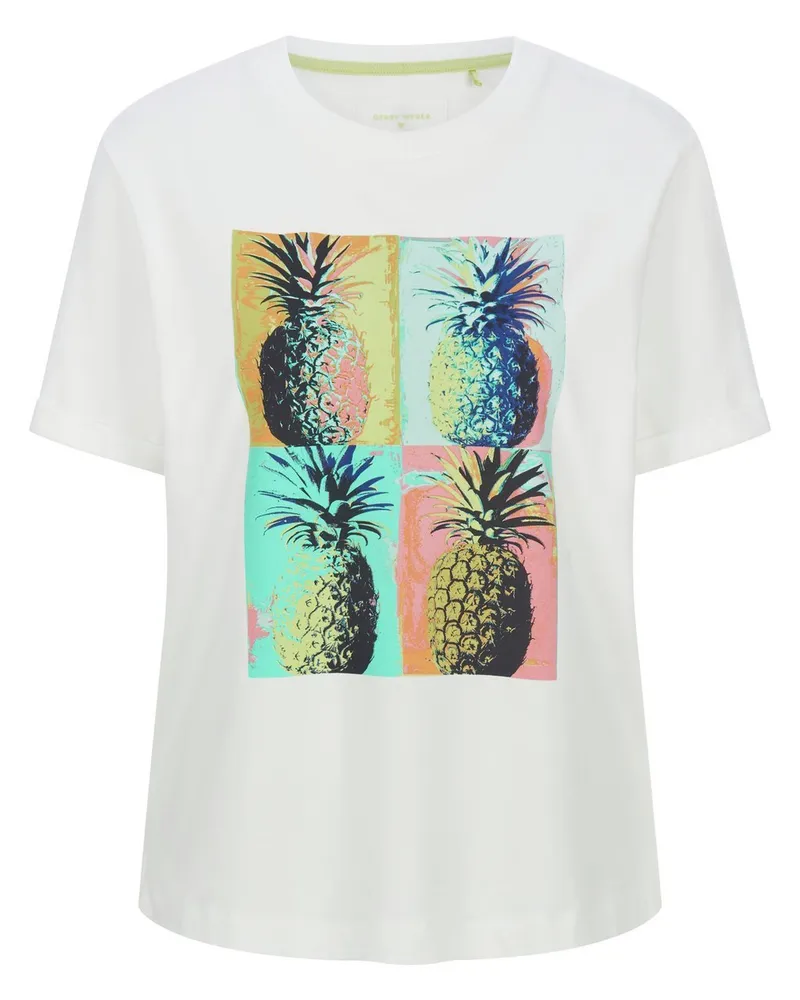 Gerry Weber Rundhals-Shirt  weiss Weiss