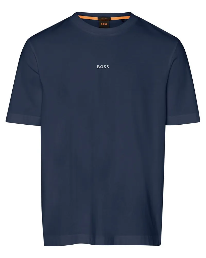 HUGO BOSS Rundhals-Shirt „TChup“  blau Blau