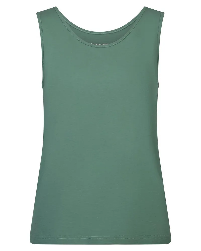 Green Cotton Top Wilma  grün Grün