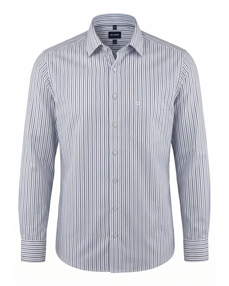 Olymp Hemd Modern Fit  weiss Weiss