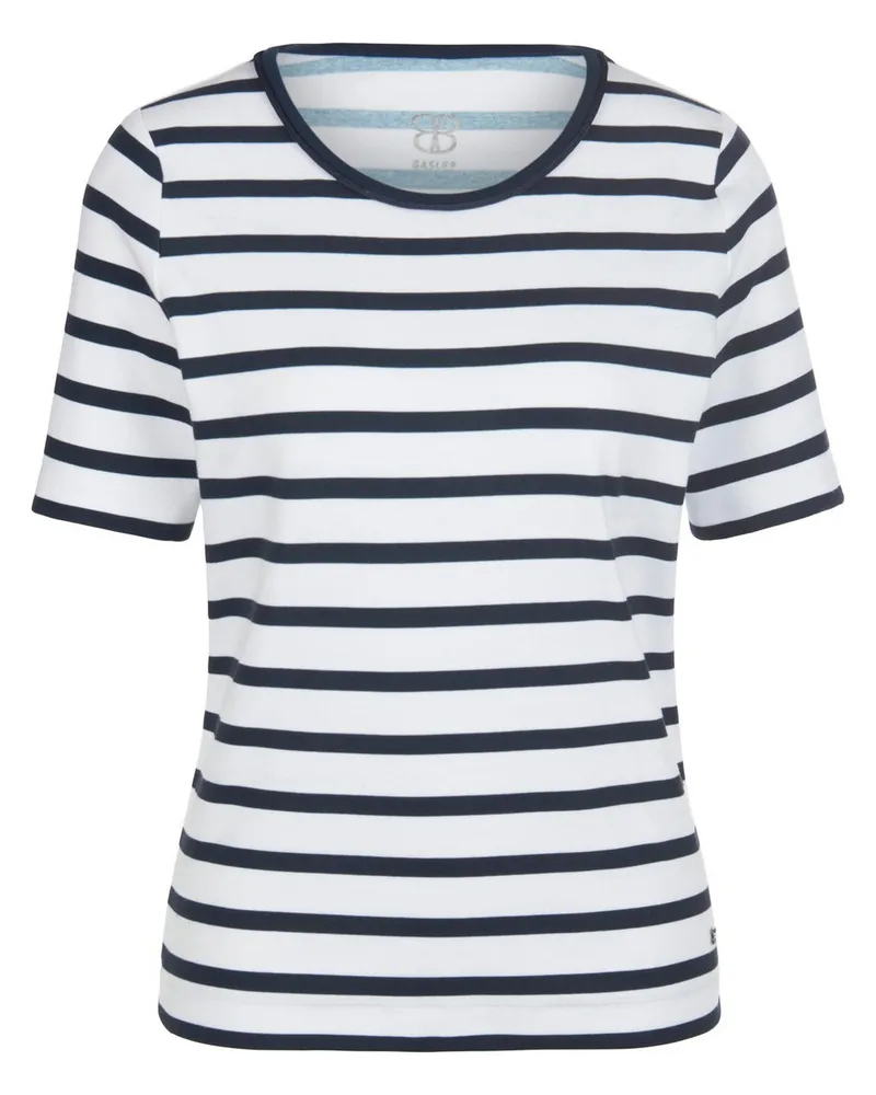 Basler Rundhals-Shirt 1/2-Arm  weiss Weiss