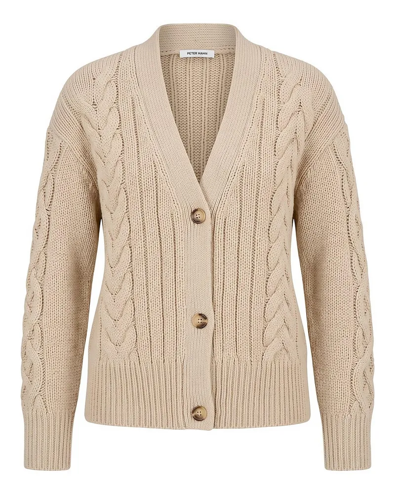 Peter Hahn Strickjacke  beige Beige