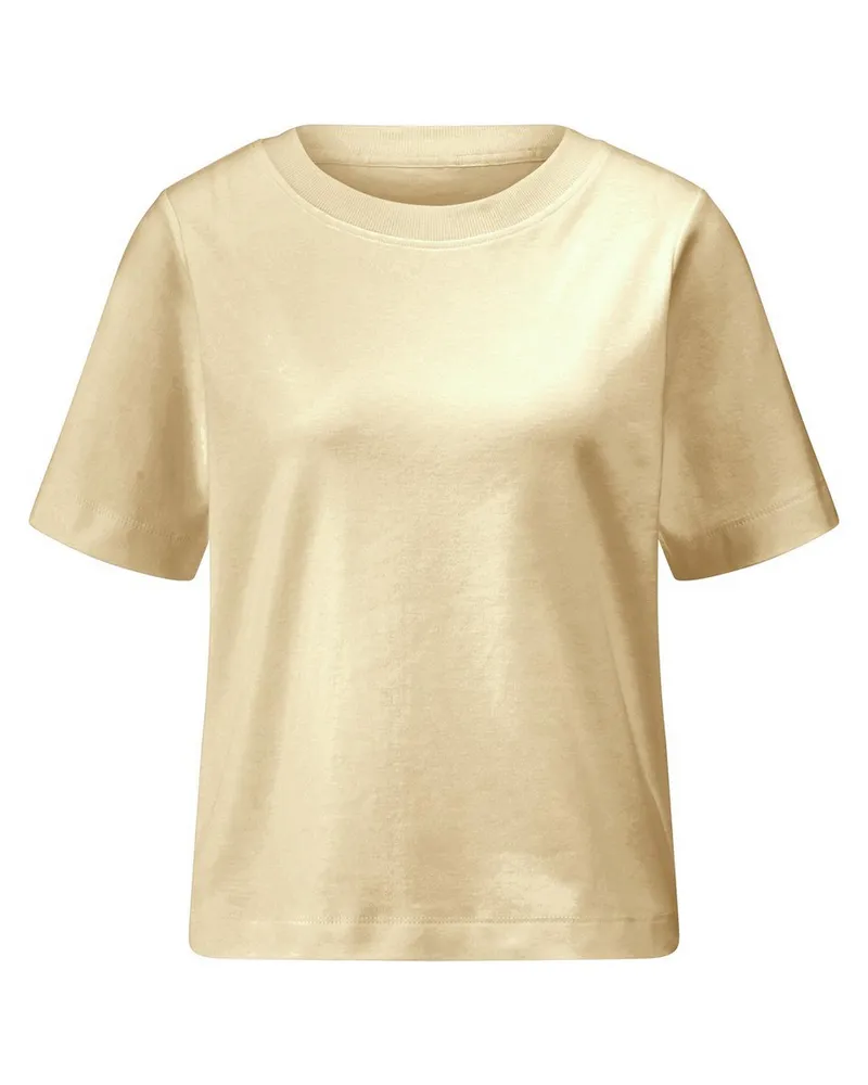 Peter Hahn Rundhals-Shirt  beige Beige