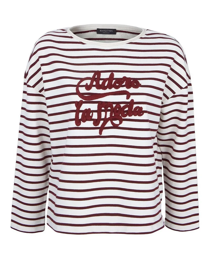 Margittes Sweatshirt  weiss Weiss