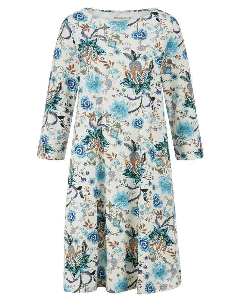 Green Cotton Kleid Ivy  weiss Weiss