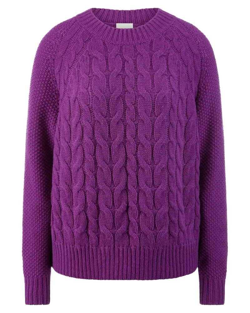 Include Rundhals-Pullover  lila Lila