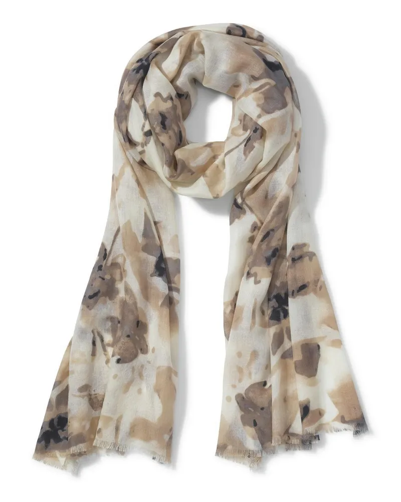 Peter Hahn Schal  beige Beige