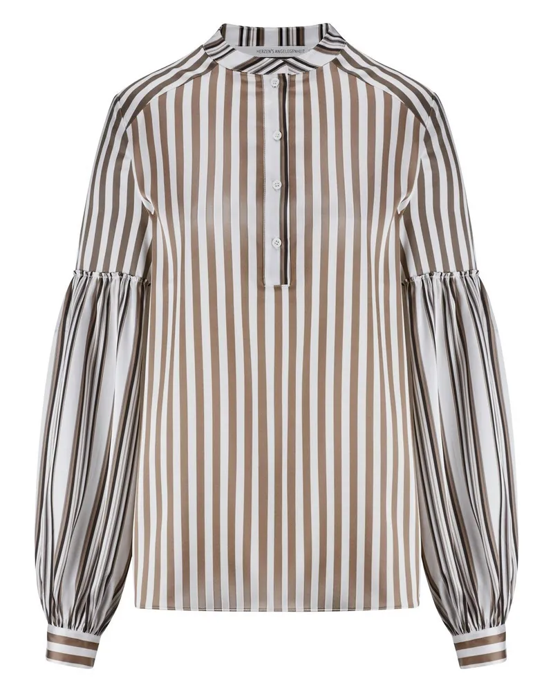 Herzen's Angelegenheit Long-Bluse zum Schlupfen  weiss Weiss