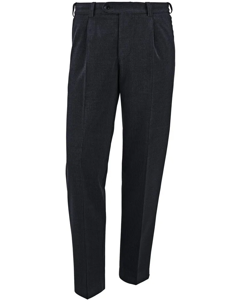 Brax Bundfalten-Hose Modell Luis Eurex by  blau Blau