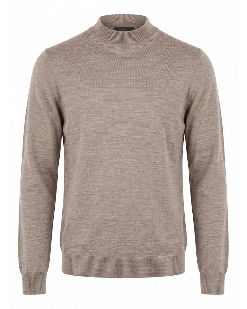 Maerz Pullover Stehkragen  beige Beige