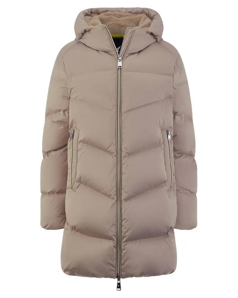 Fuchs Schmitt Daunen-Stepp-Kurzmantel  Black beige Beige