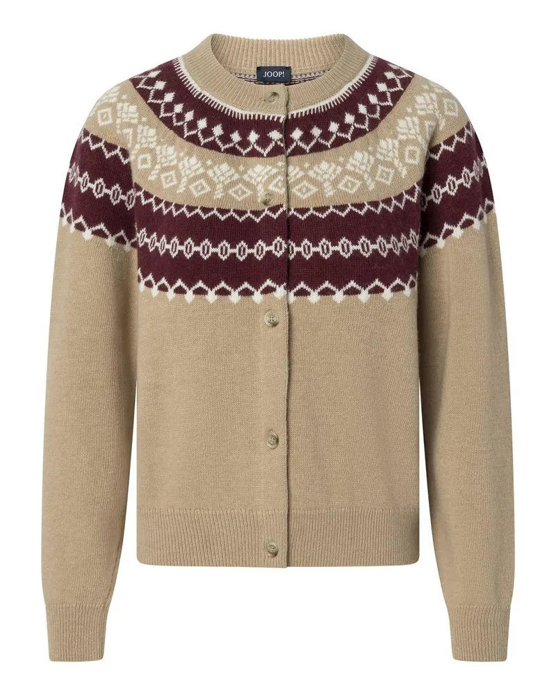 JOOP! Strickjacke  beige Beige
