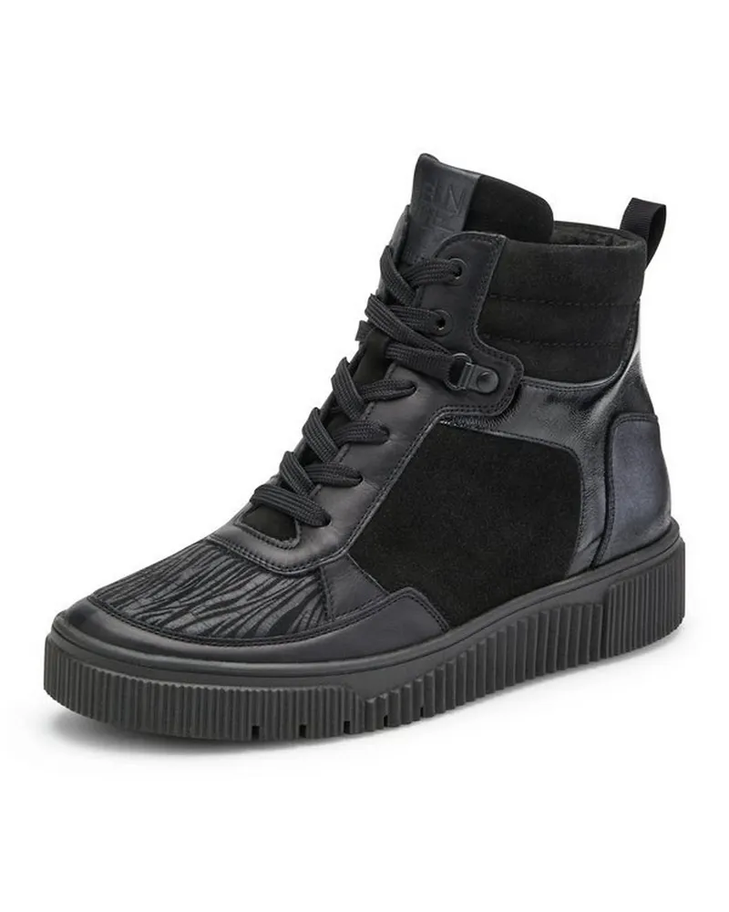 Waldläufer Schnür-Stiefelette Sansa  schwarz Schwarz
