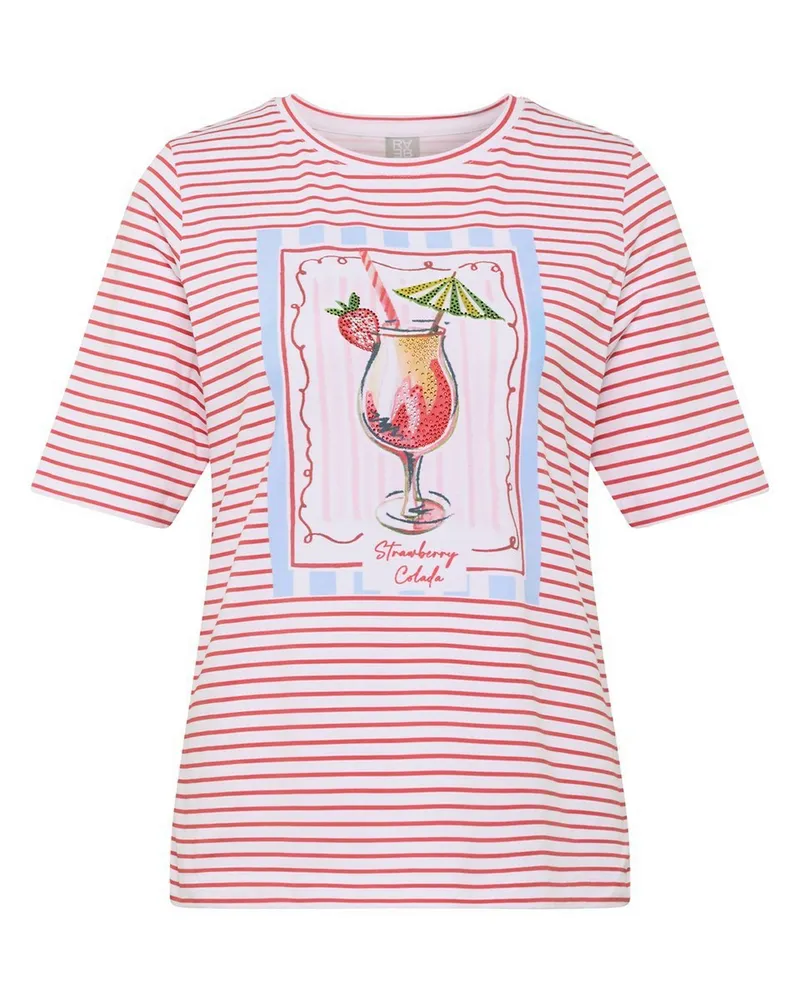 Rabe Rundhals-Shirt  weiss Weiss