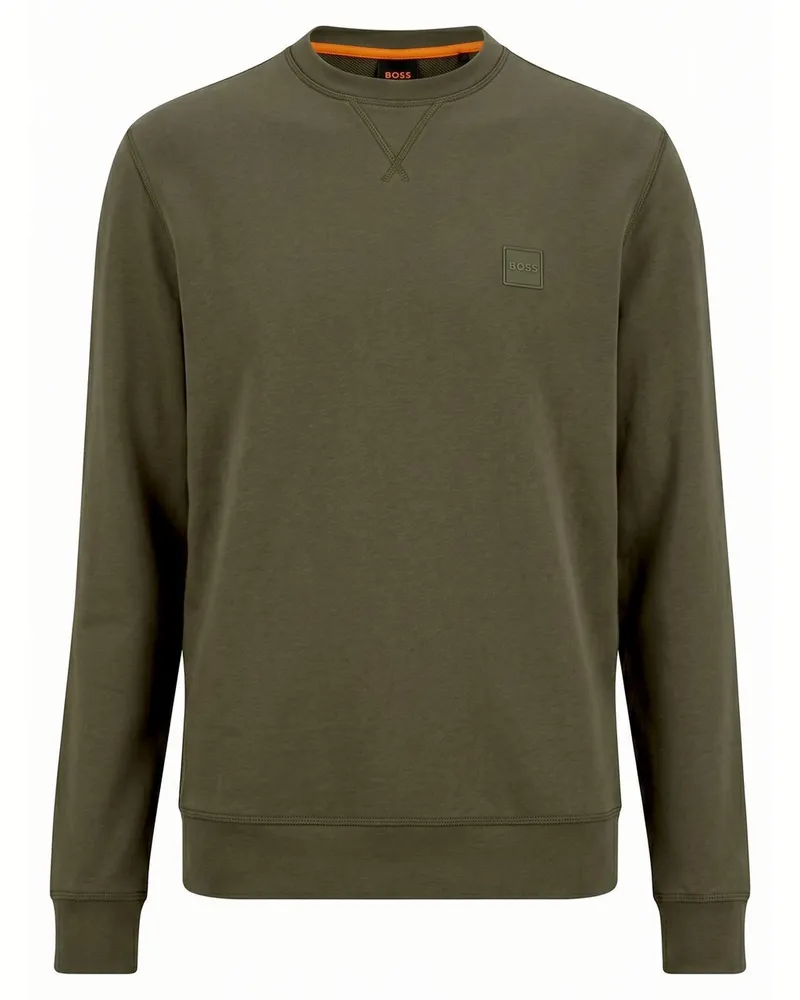 HUGO BOSS Sweatshirt  grün Grün