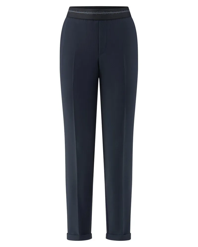 FADENMEISTER BERLIN Knöchellange Hose  blau Blau