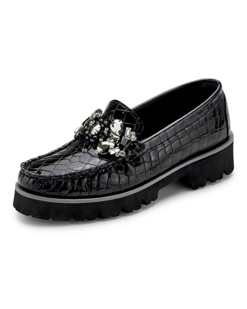 Peter Hahn Slipper  schwarz Schwarz