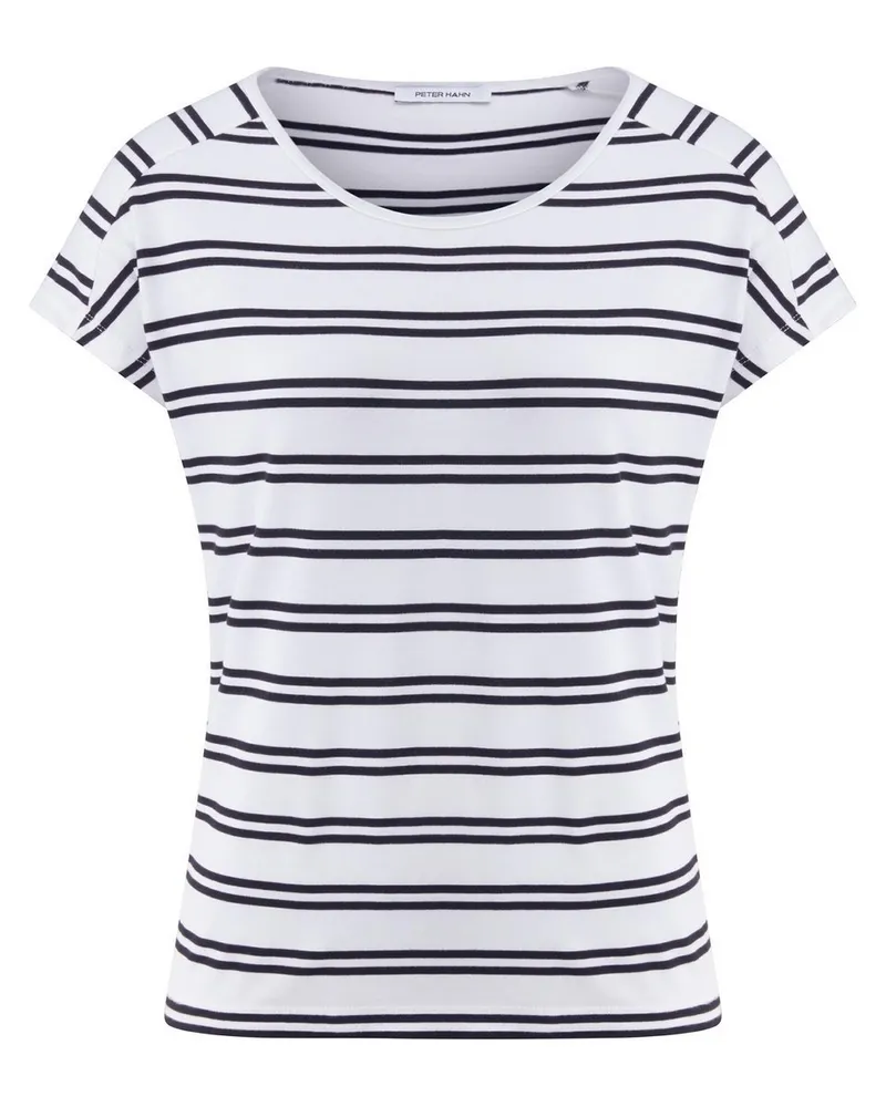 Peter Hahn Rundhals-Shirt  weiss Weiss