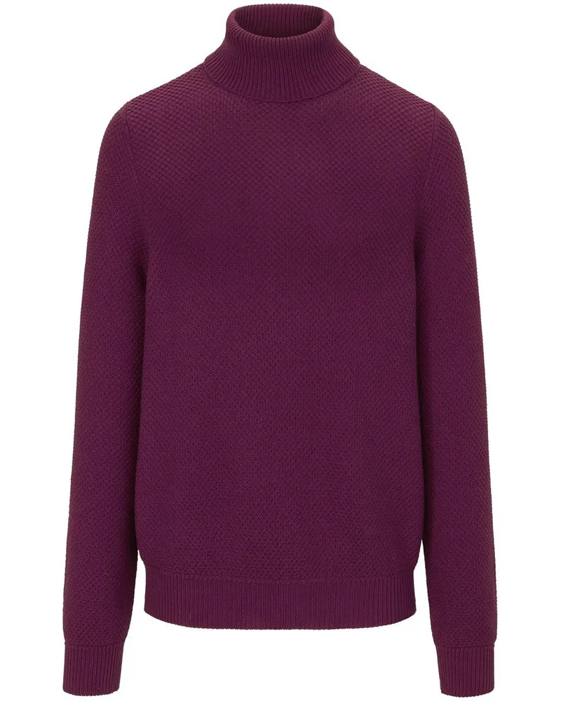 Peter Hahn Rollkragen-Pullover  rot Rot