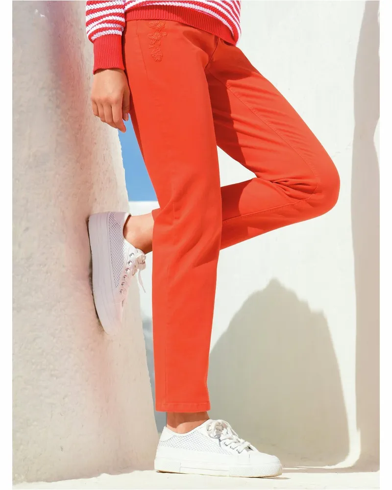 Peter Hahn Jeans  rot Rot