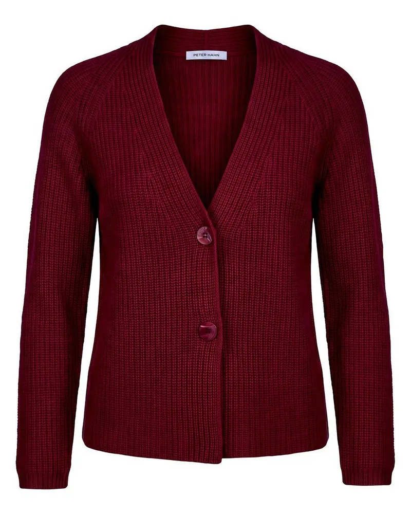 Peter Hahn Strickjacke  rot Rot
