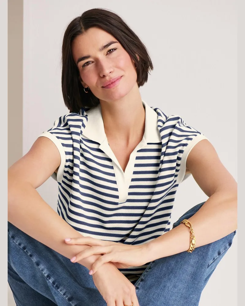 Peter Hahn Polo-Shirt  blau Blau