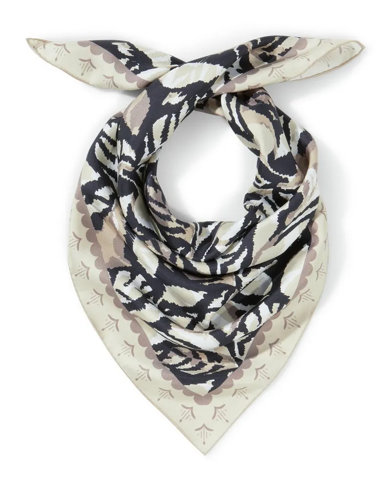 Peter Hahn Nicki-Tuch aus Seiden-Twill  beige Beige