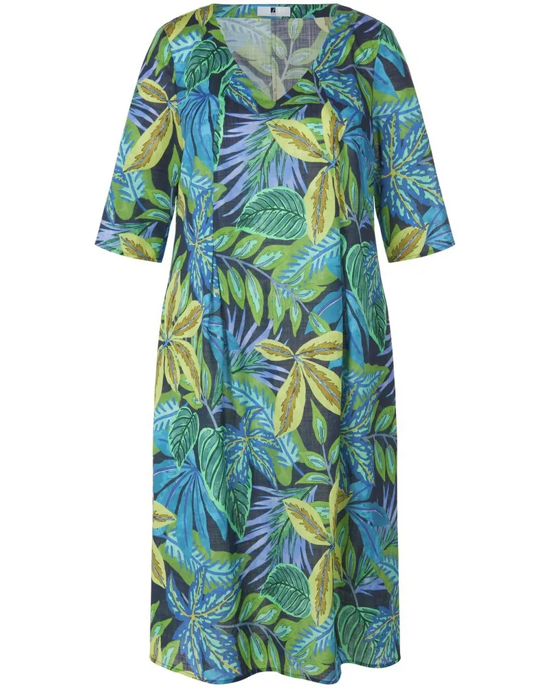 Anna Aura Kleid V-Ausschnitt  blau Blau