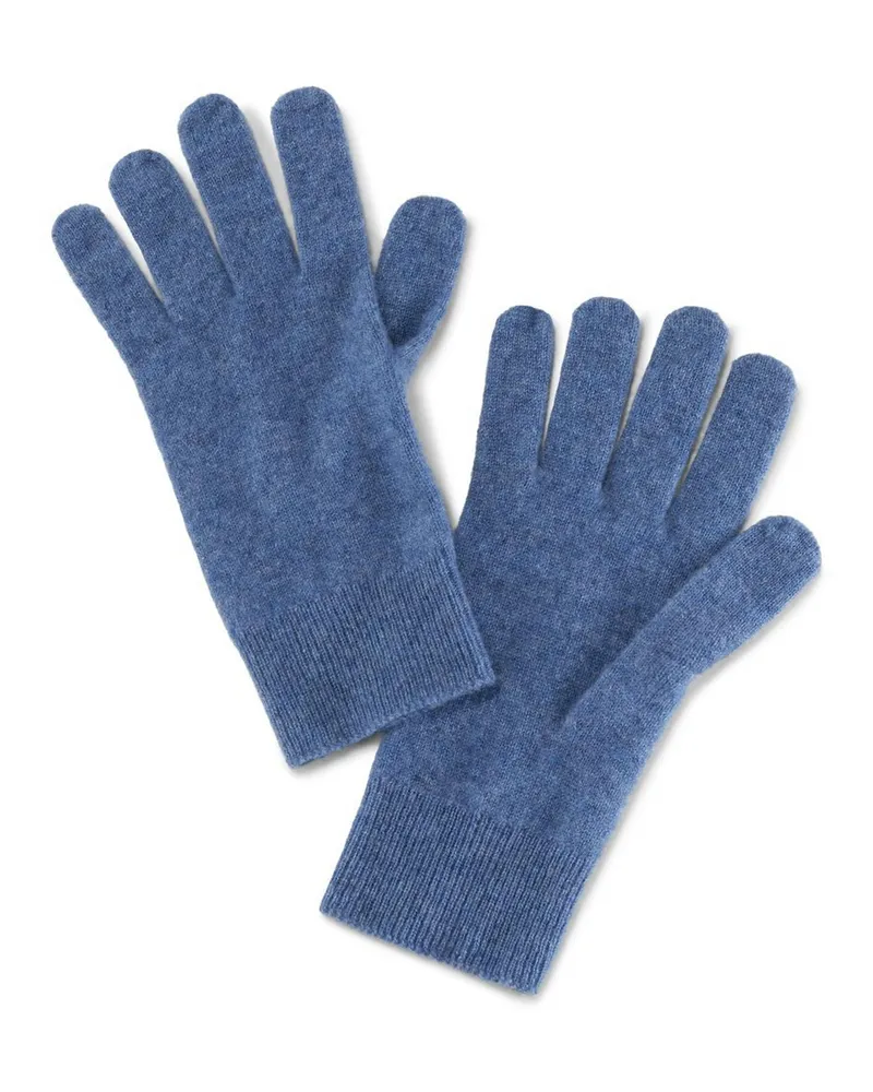 Peter Hahn Handschuh  Cashmere blau Blau