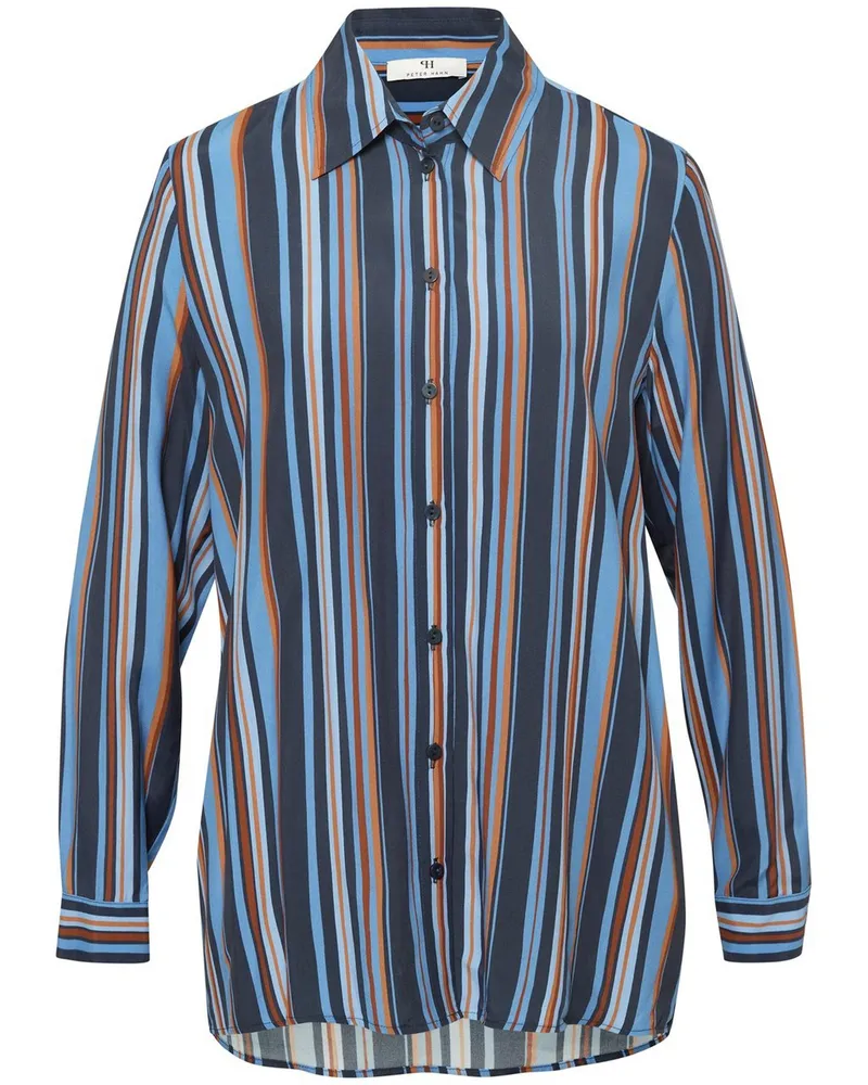 Peter Hahn Bluse  blau Blau
