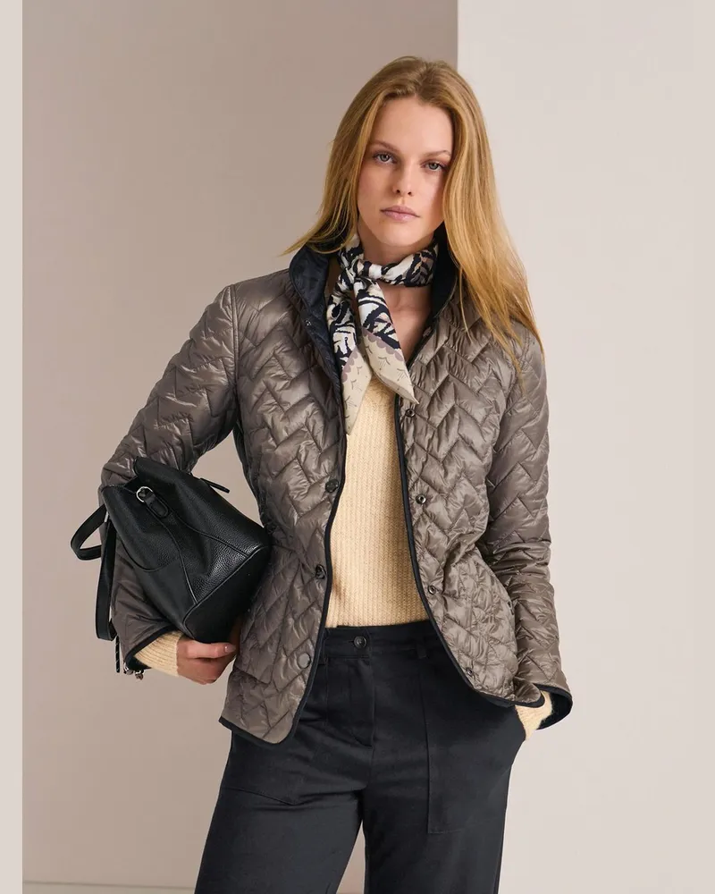 Basler Wende-Steppjacke  schwarz Schwarz