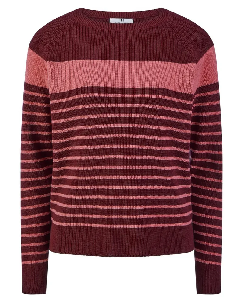 Peter Hahn Rundhals-Pullover  mehrfarbig Mehrfarbig