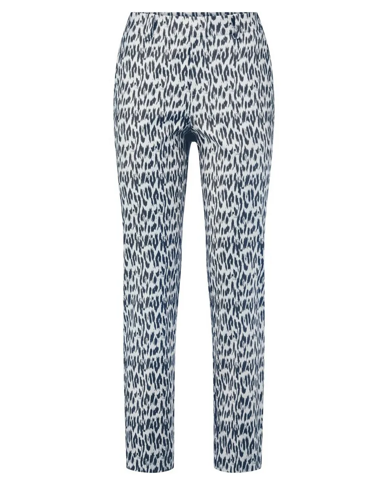 Peter Hahn Slim Fit-7/8-Hose  blau Blau