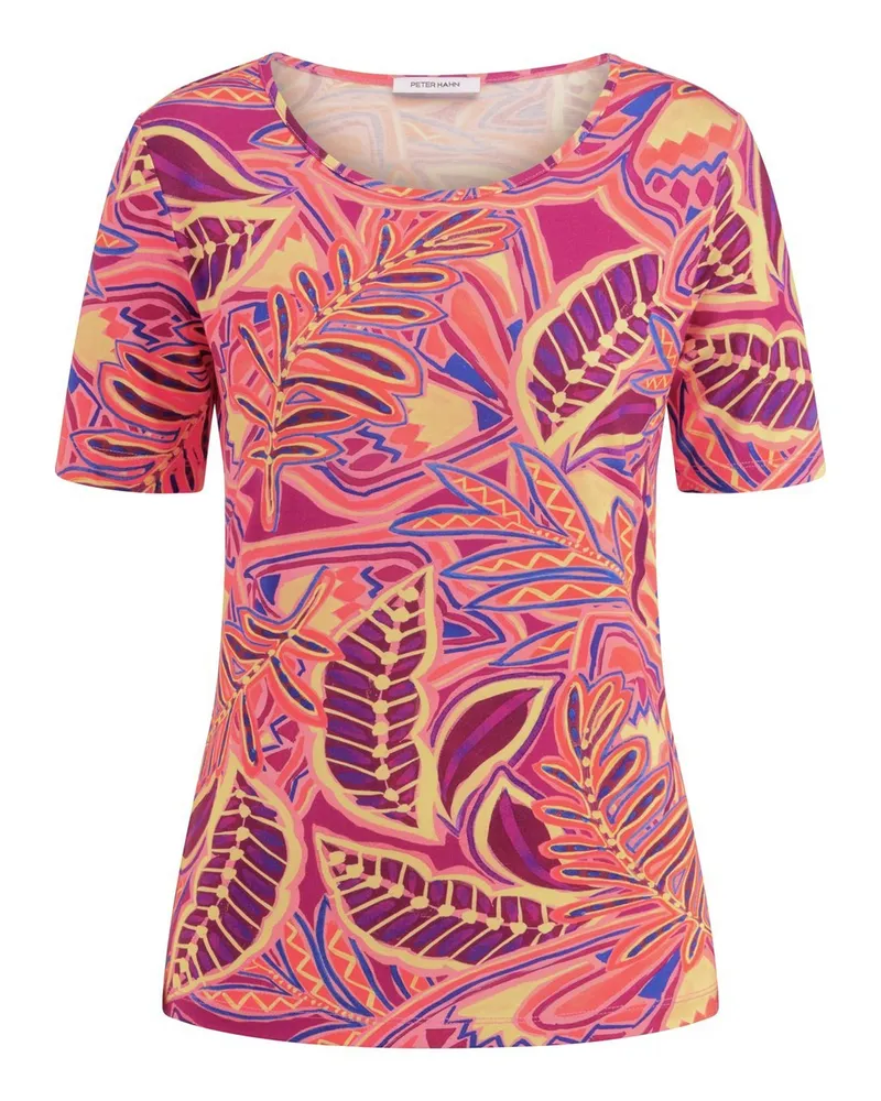 Peter Hahn Rundhals-Shirt  mehrfarbig Mehrfarbig