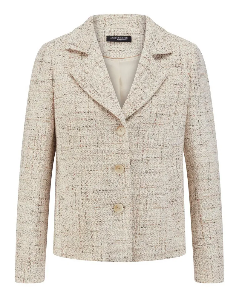 FADENMEISTER BERLIN Blazer  weiss Weiss