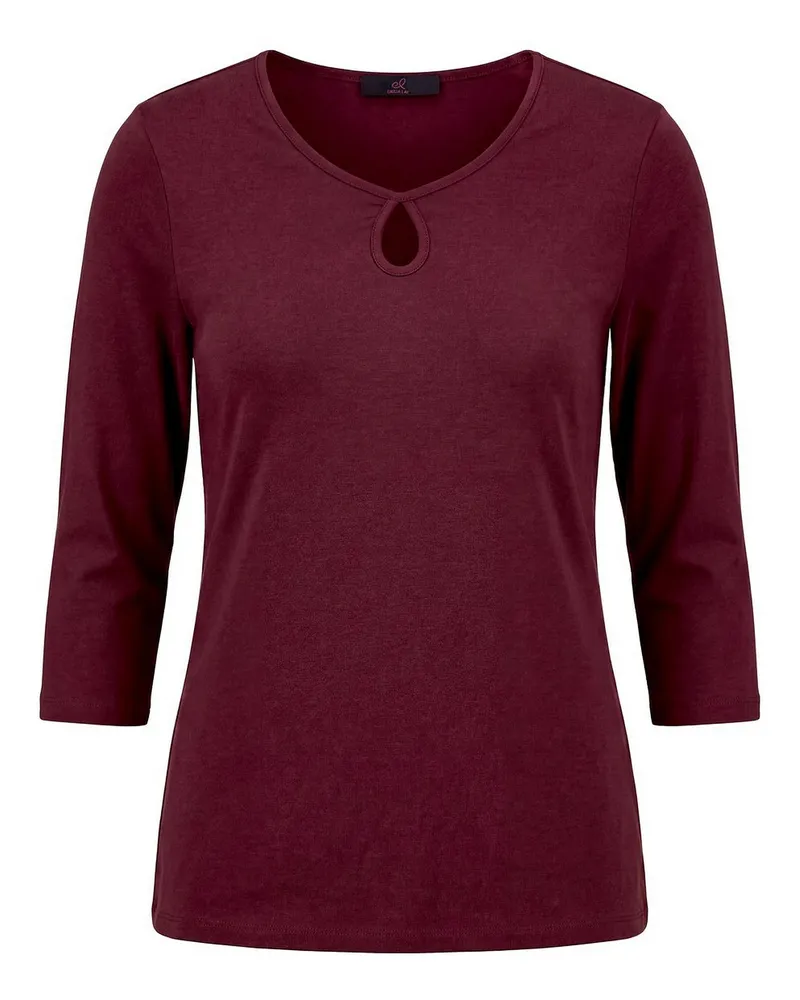 Emilia Lay Rundhals-Shirt  rot Rot