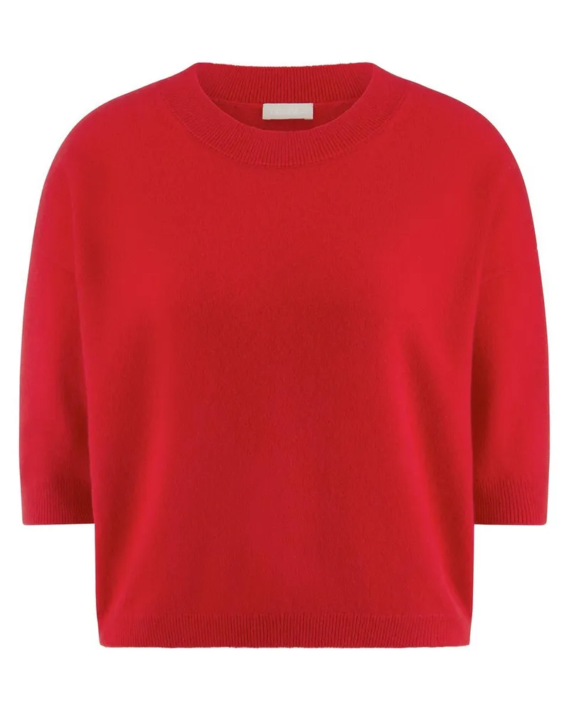 Include Rundhals-Pullover  rot Rot