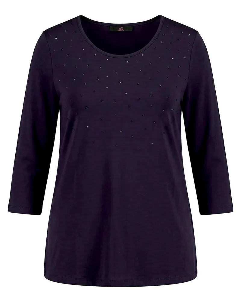 Emilia Lay Rundhals-Shirt  lila Lila