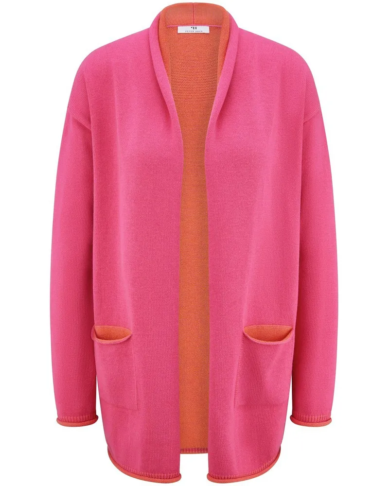 Peter Hahn Long-Strickjacke  mehrfarbig Mehrfarbig